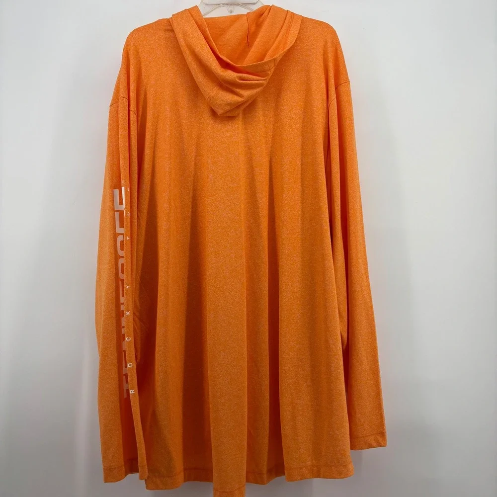 NEW Nike Mens Tennessee Volunteers Hoodie Tee 3XL Orange Heather Rocky Top